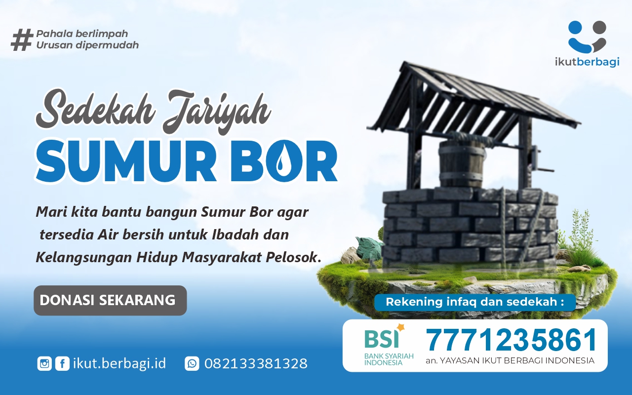  Sedekah Jariyah Sumur Bor