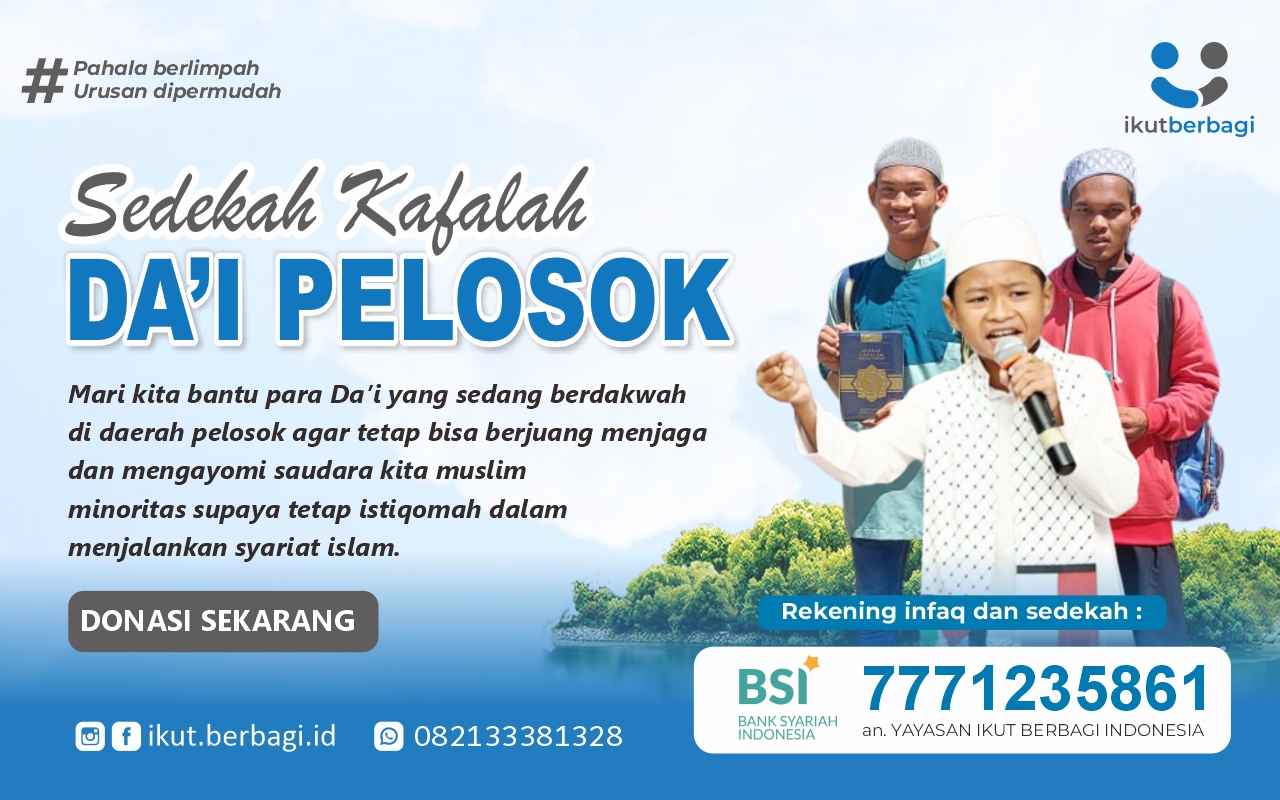  Sedekah Kafalah Da'i Pelosok